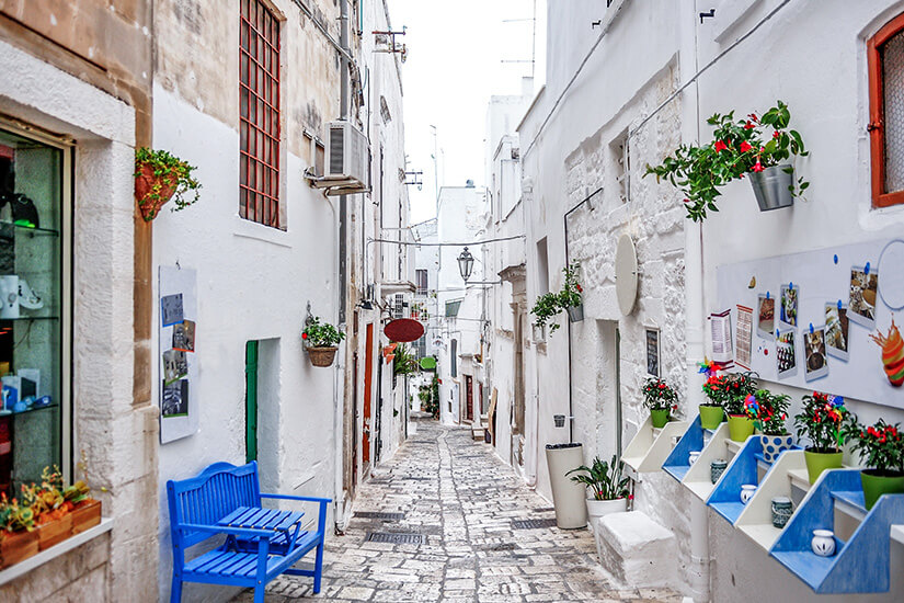Ostuni Altstadt