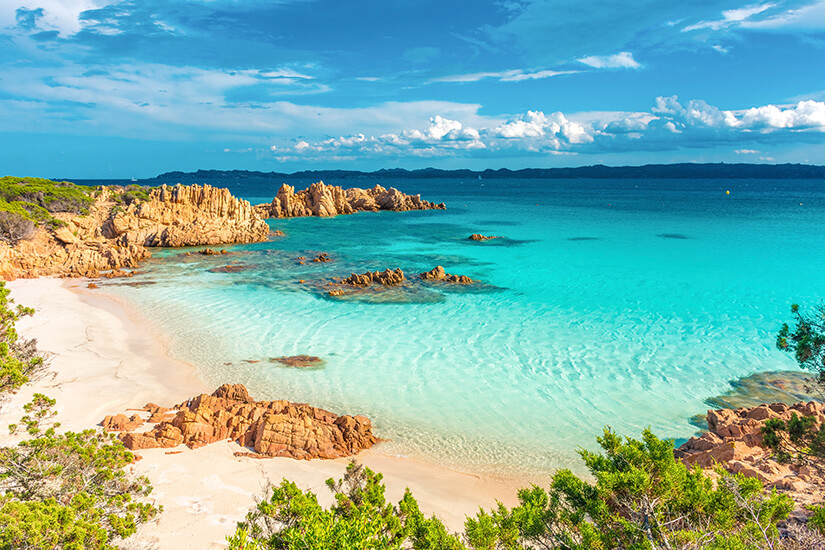 Sardinien oder Sizilien Strand