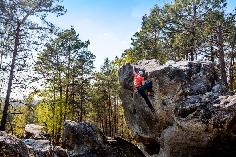 Fontainebleau Bouldern