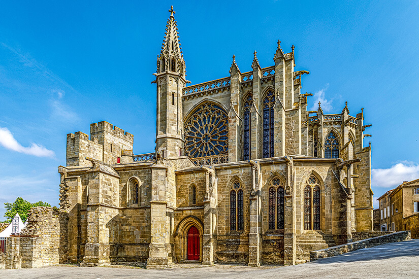 Carcassonne Frankreich Kathedrale