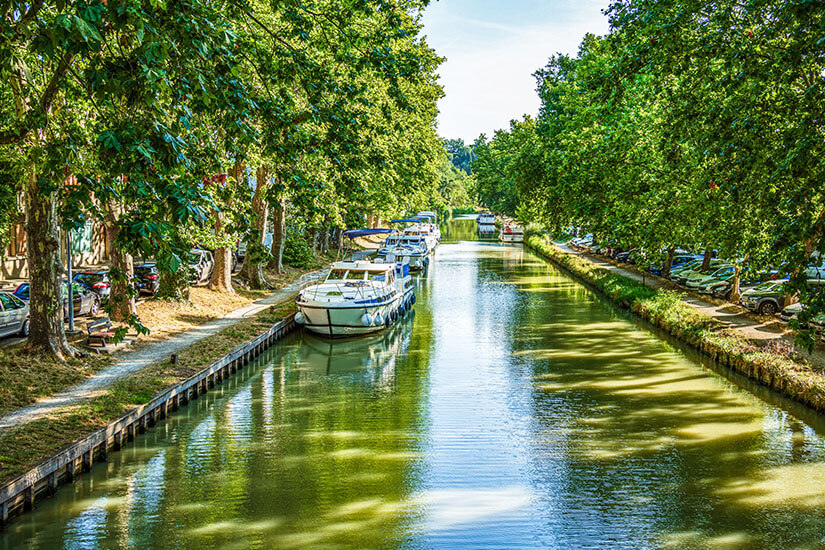 Carcassonne Frankreich Kanal