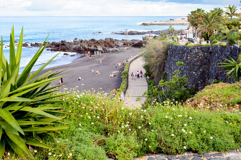 Straende Teneriffa Playa Jardin