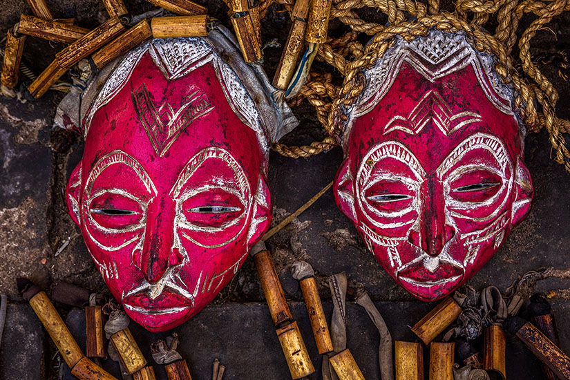 Souvenirs Namibia Masken