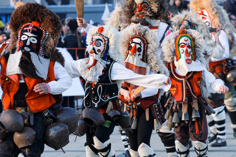 Aktivitaeten Bulgarien Kukeri