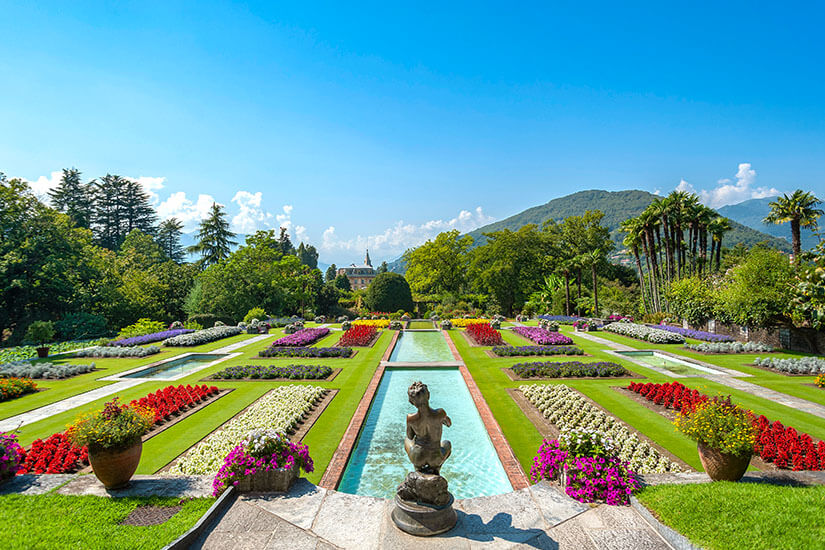 Verbania Italien Garten