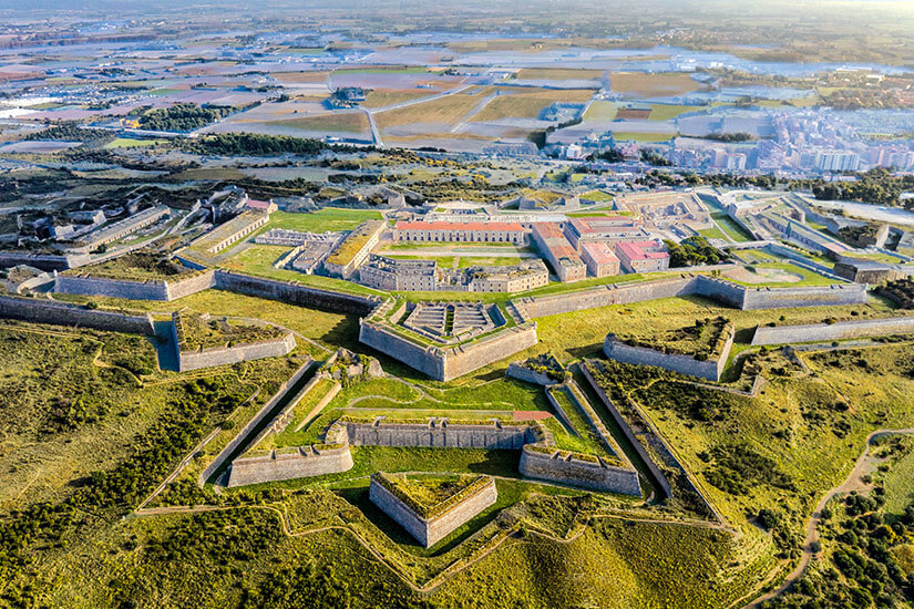 Empuriabrava Spanien Schloss