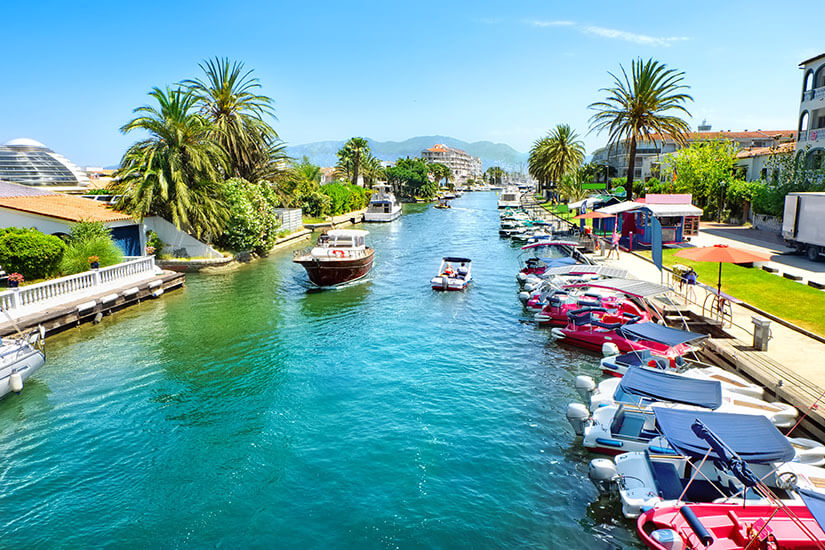 Empuriabrava Spanien Kanal