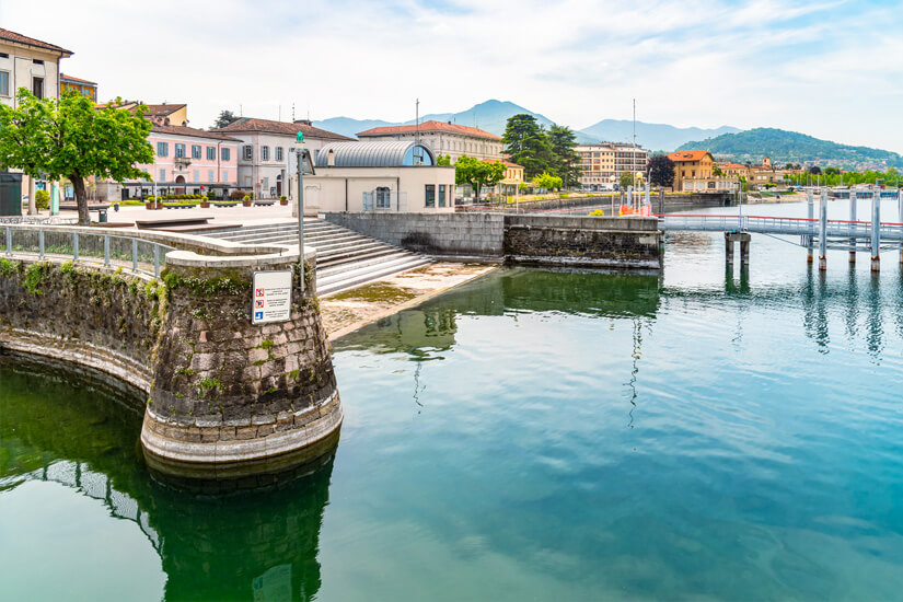 Luino Italien Hafen