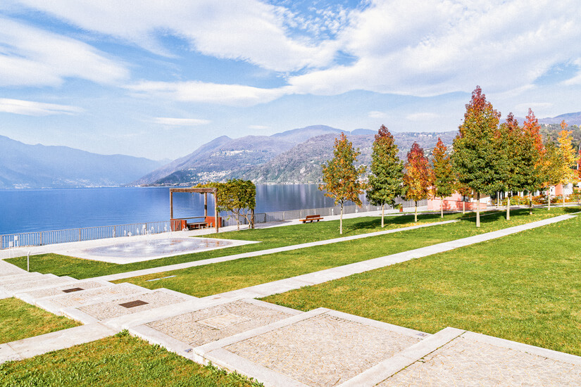 Luino Italien Fußweg