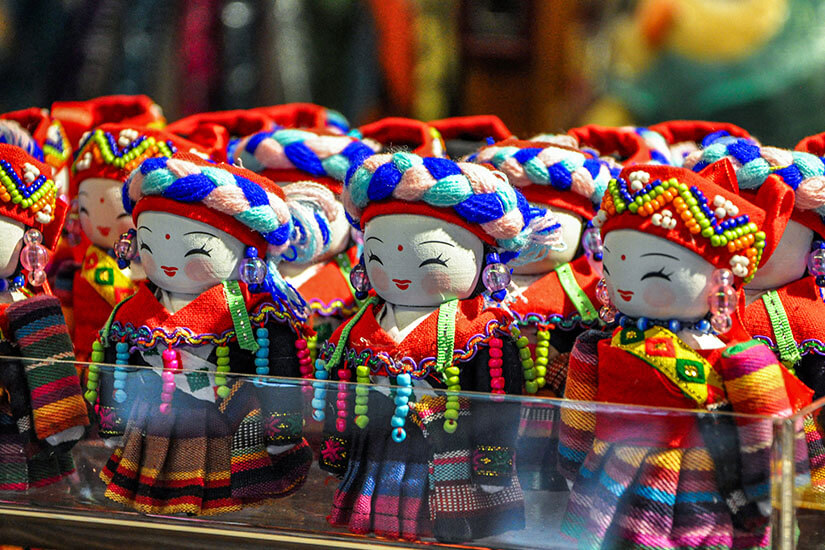 Traditionelle Puppen Taiwan