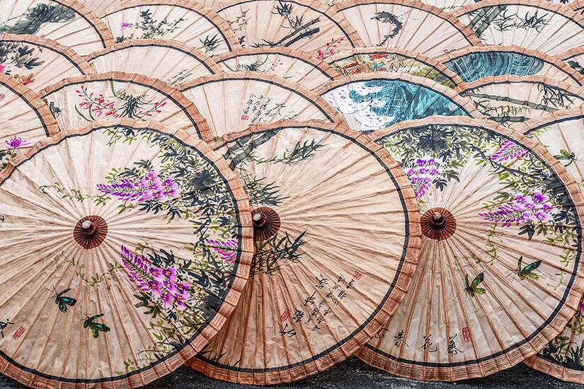 Souvenirs Taiwan Oelpapierschirm