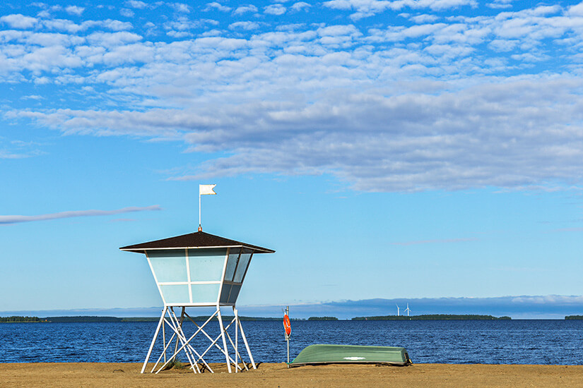 Oulu Finnland Strand