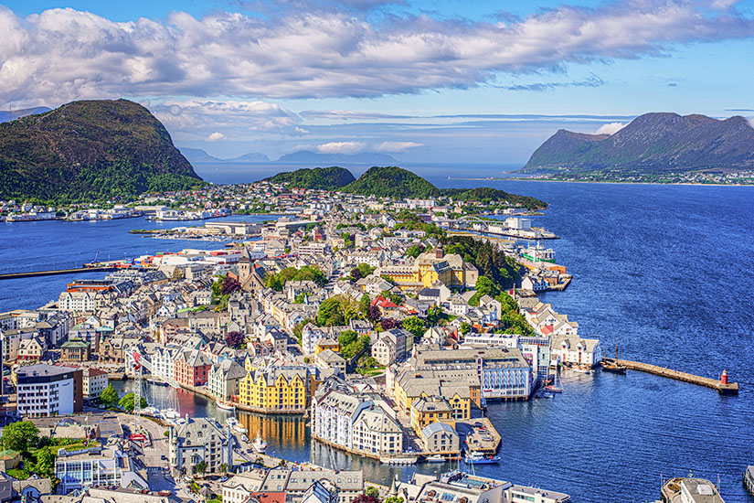 Ålesund Norwegen Willkommen