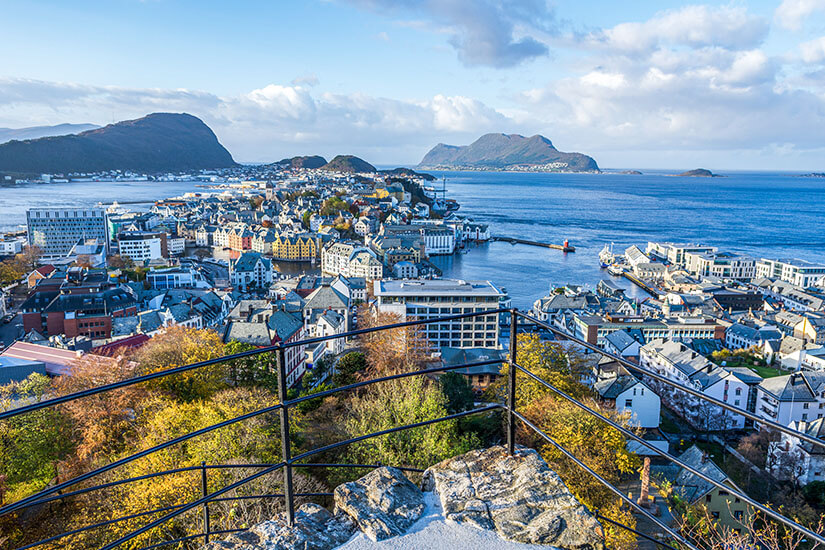 Ålesund Norwegen Aussicht