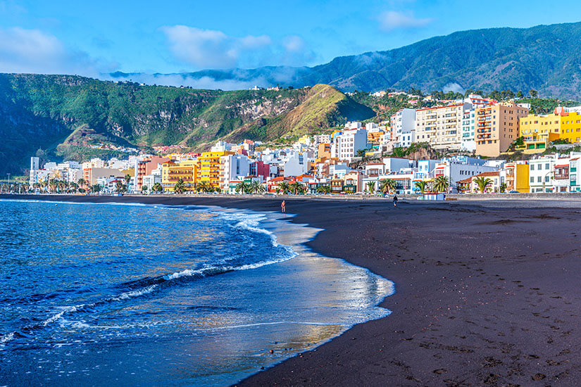 Santa Cruz de la Palma Spanien Stadtstrand