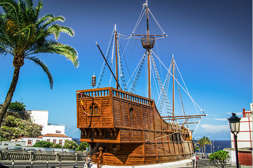 Santa Cruz de la Palma Spanien Schiff
