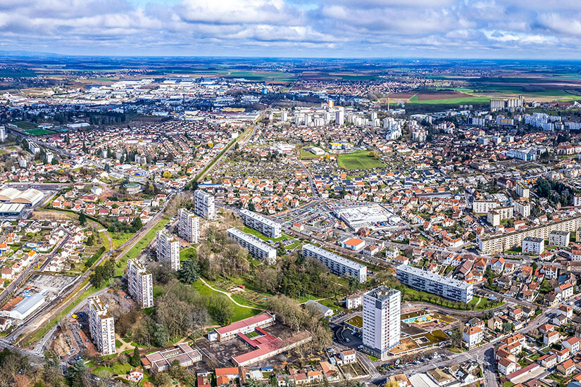 Chalon-sur-Saone Frankreich Willkommen