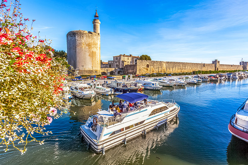 Aigues-Mortes Frankreich Boot