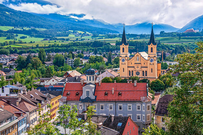 Bruneck Italien Willkommen