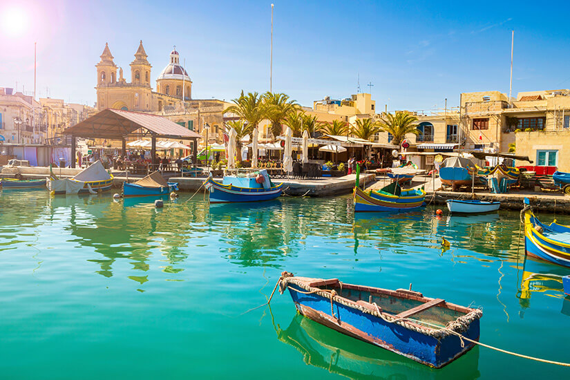 Marsaxlokk Malta Willkommen