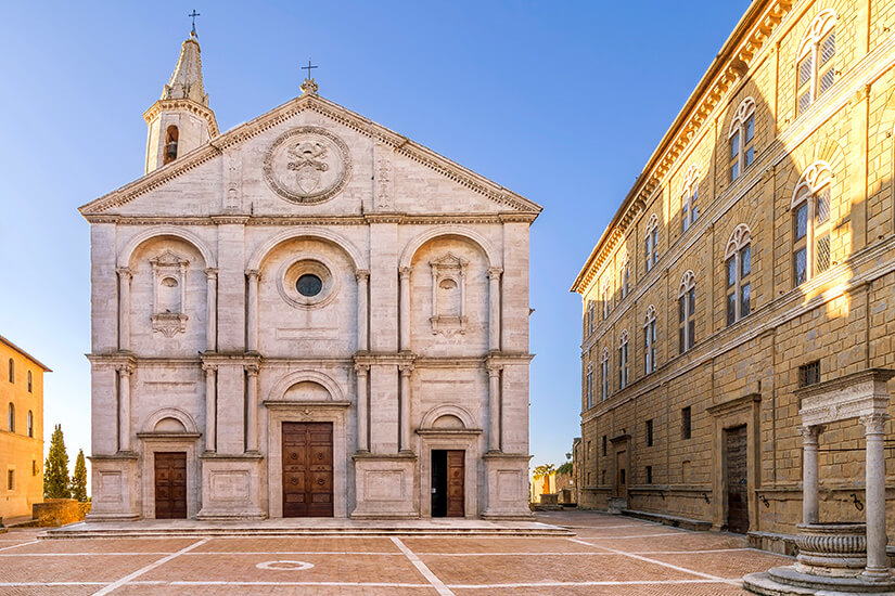 Pienza Italien Duomo