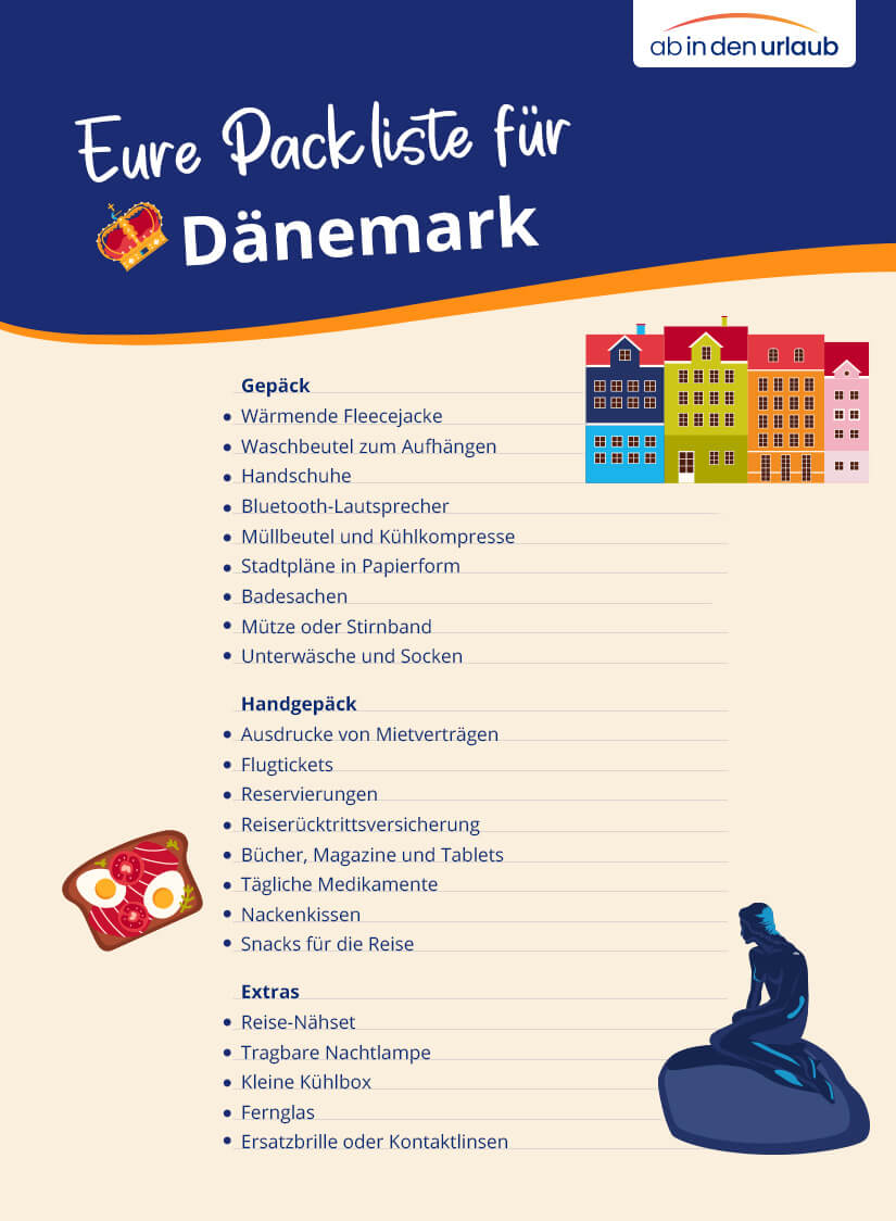 Packliste Daenemark Checkliste