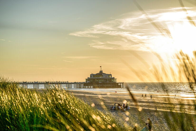 Blankenberge Sonnenuntergang