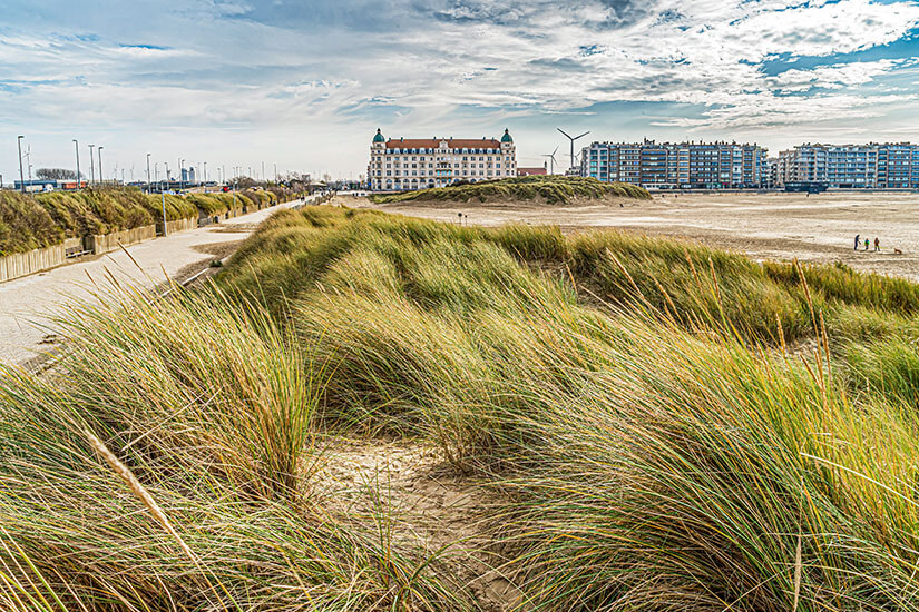 Belgien Straende Zeebrugge