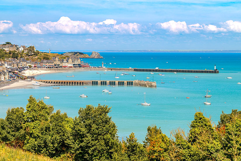 Cancale Frankreich Hafen