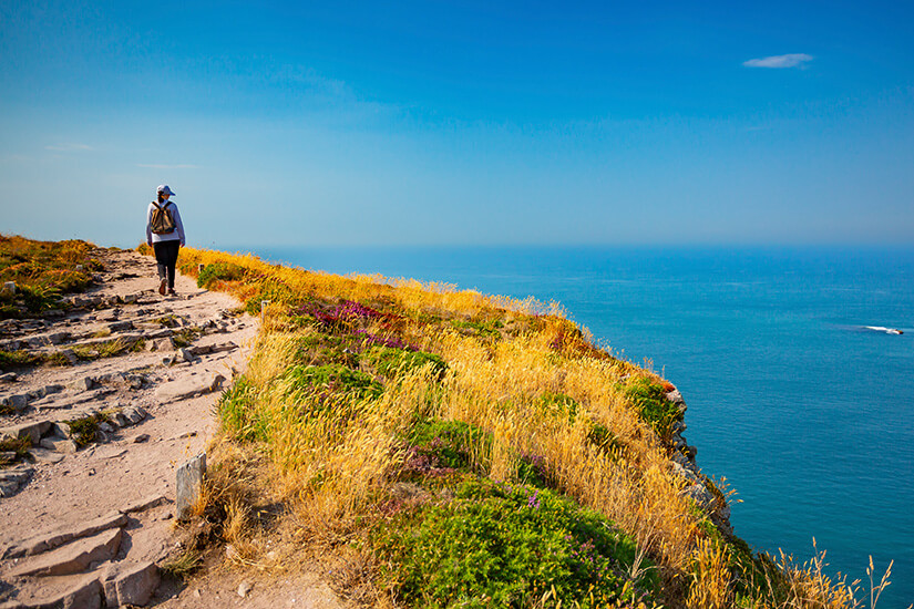 Cancale Frankreich Wandern