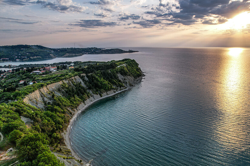 Slowenien Straende Simonsbucht