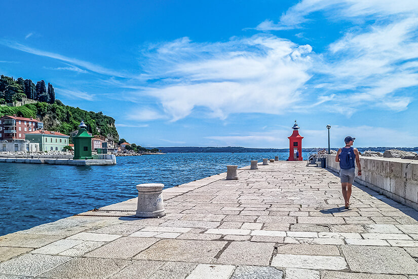 Slowenien Straende Piran