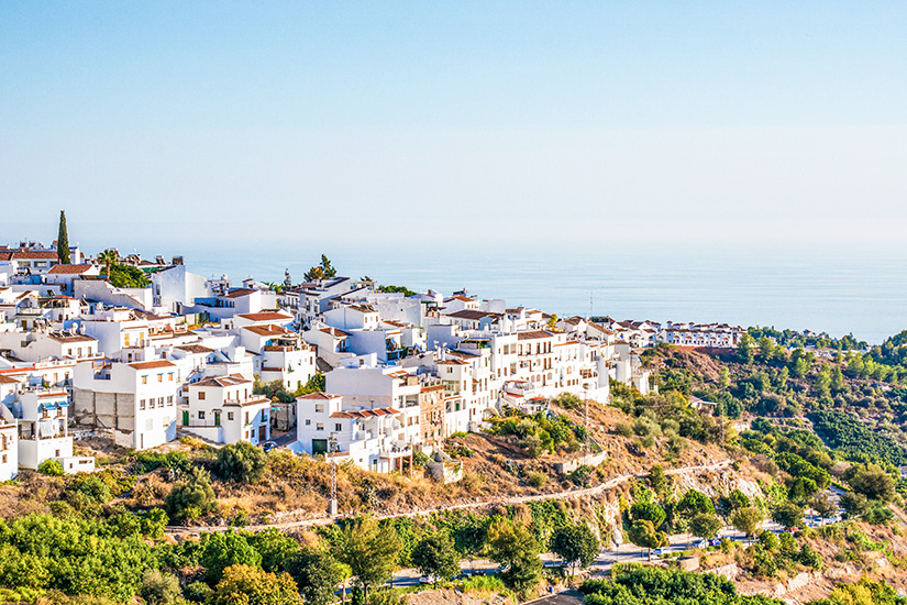 Frigiliana Spanien Willkommen