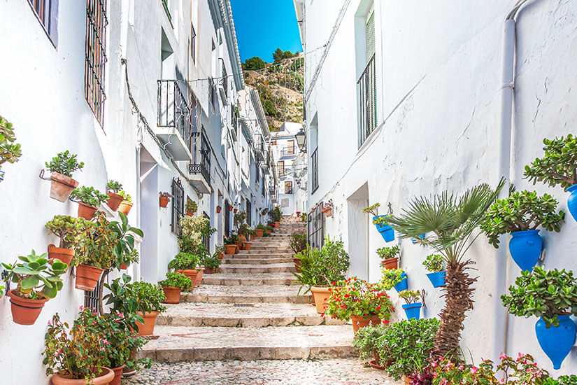 Frigiliana Spanien Altstadt