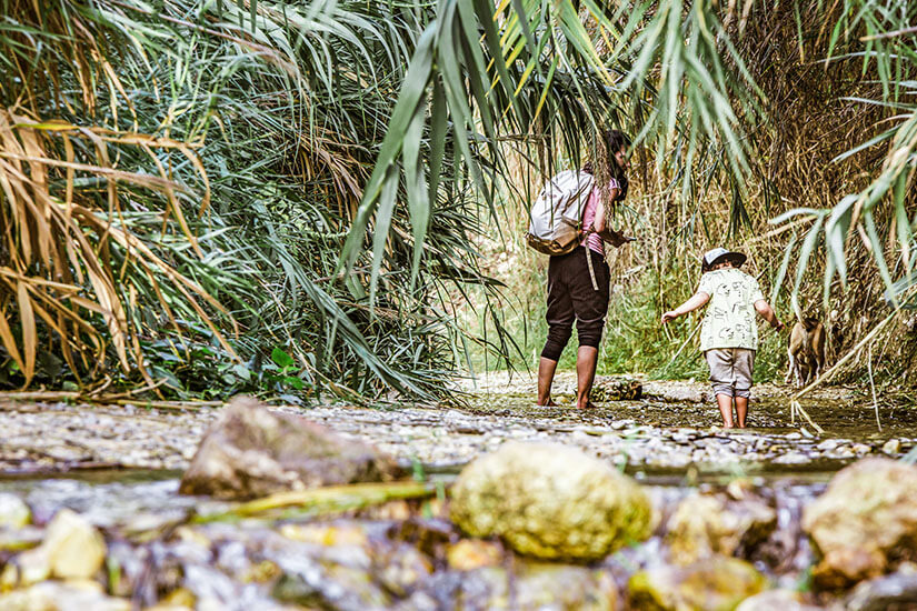 Frigiliana Spanien Fluss