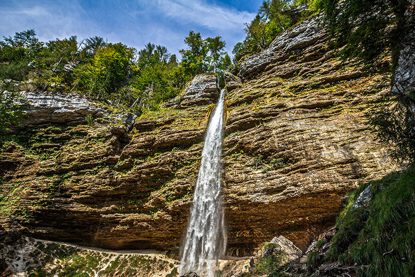 Slowenien Wasserfall