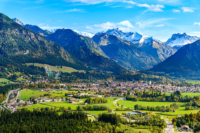Oberstdorf Deutschland Willkommen