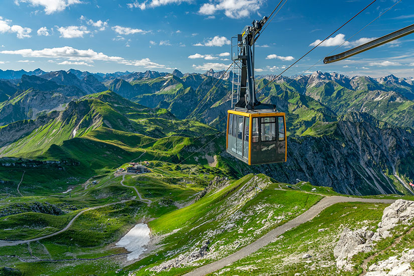 Oberstdorf Deutschland Nebelbahn