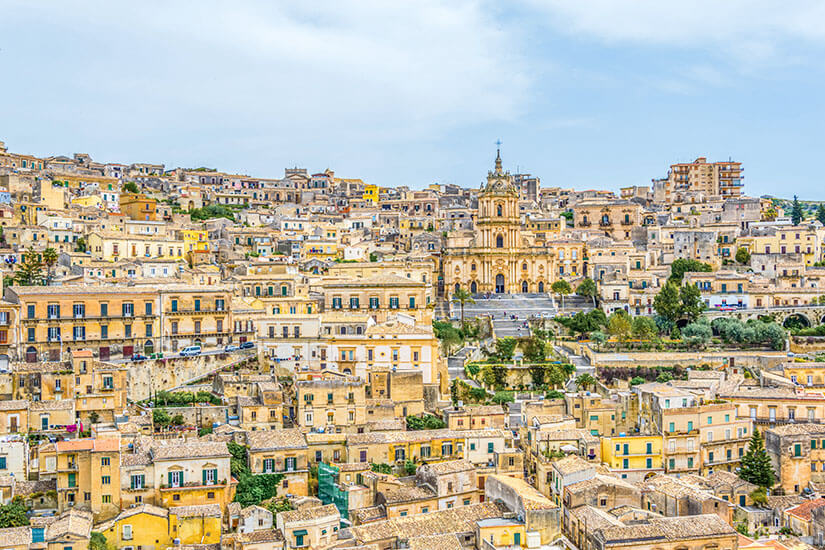 Modica Italien Willkommen