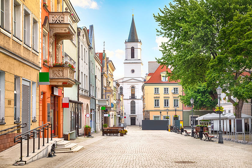 Zielona Gora Innenstadt