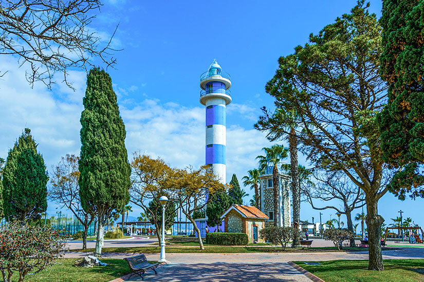 Torre del Mar Spanien Leuchtturm