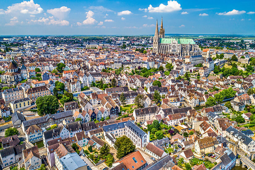 Chartres Frankreich Willkommen