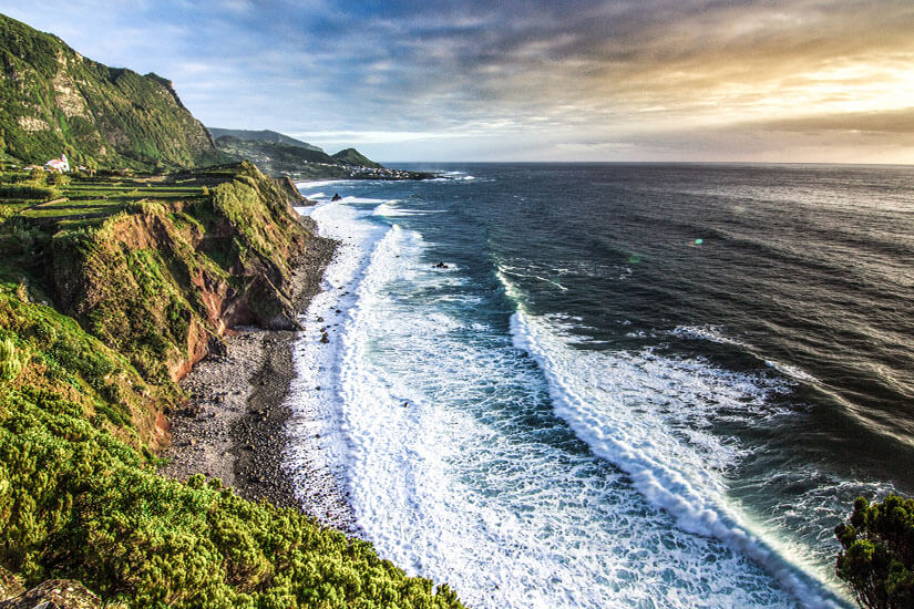 Azoren Straende Faja Grande