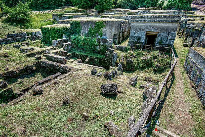 Orvieto Necropoli Etrusca del Crocifiss del Tufo