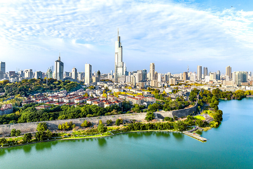 Nanjing China Willkommen