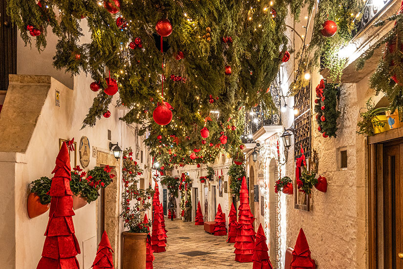 Locorotondo Weihnachten