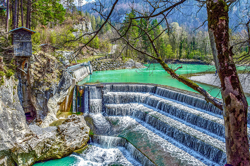 Wasserfaelle Deutschland Lechfall