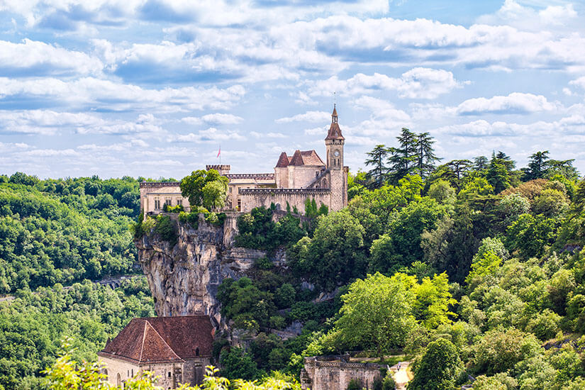 Rocamadour Frankreich Chateau