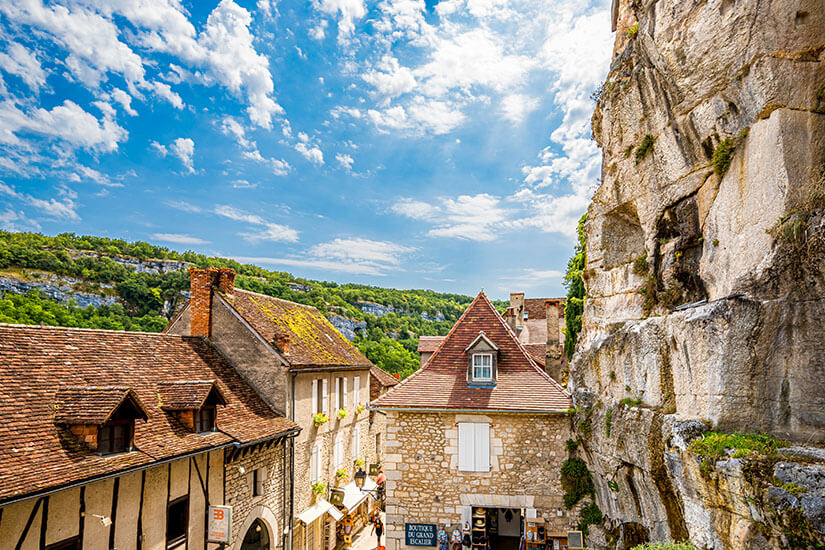 Rocamadour Frankreich Altstadt