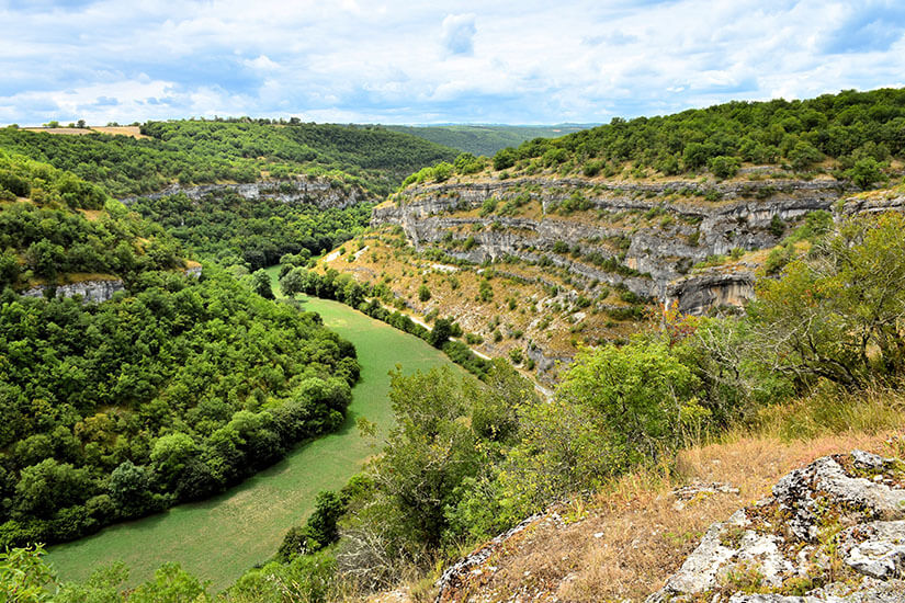 Rocamadour Frankreich Tal
